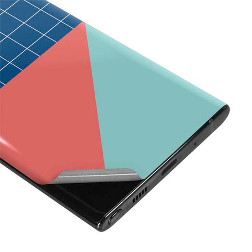 Checkered Split Galaxy Note 10 Skin
