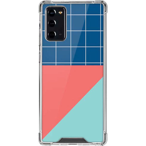 Checkered Split Galaxy Note20 5G Clear Case