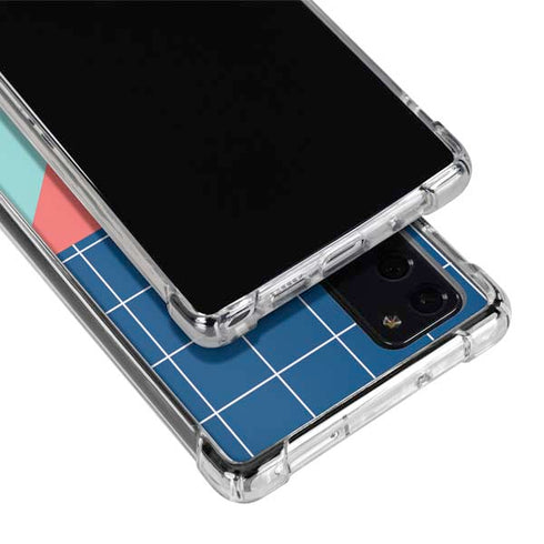 Checkered Split Galaxy Note20 5G Clear Case