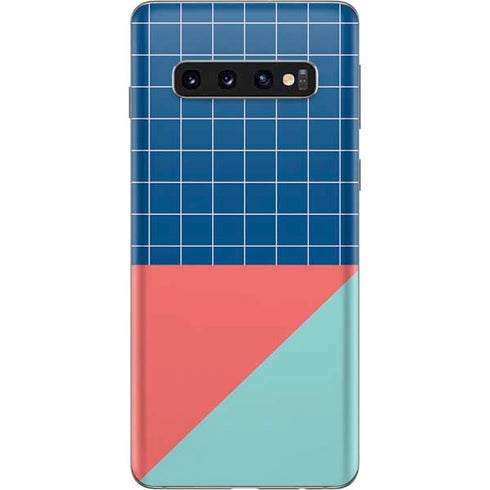 Checkered Split Galaxy S10 Skin