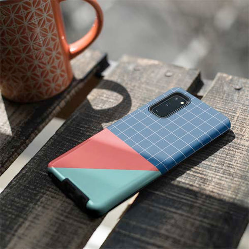 Checkered Split Galaxy S20 Pro Case