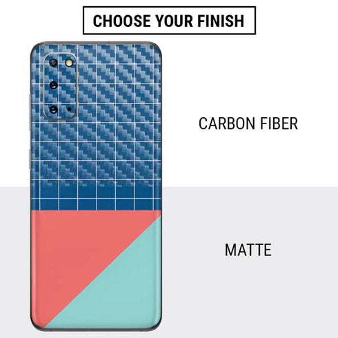 Checkered Split Galaxy S20 Skin