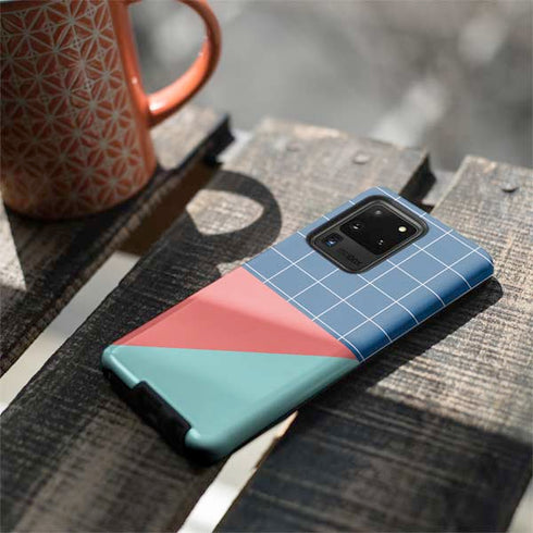 Checkered Split Galaxy S20 Ultra 5G Pro Case
