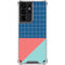 Checkered Split Galaxy S21 Ultra 5G Clear Case