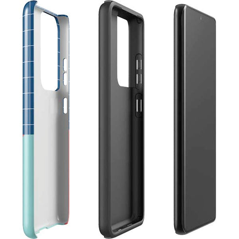 Checkered Split Galaxy S21 Ultra 5G Pro Case