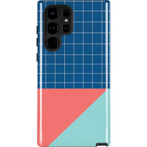 Checkered Split Galaxy S22 Ultra Pro Case
