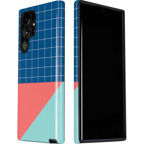 Checkered Split Galaxy S22 Ultra Pro Case