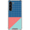Checkered Split Galaxy S23 Clear Case