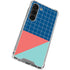 Checkered Split Galaxy S23 Clear Case