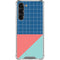 Checkered Split Galaxy S23 Plus Clear Case