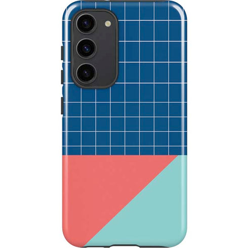 Checkered Split Galaxy S23 Plus Pro Case