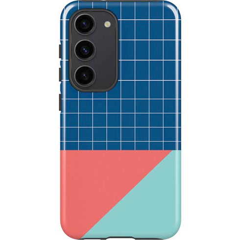 Checkered Split Galaxy S23 Pro Case