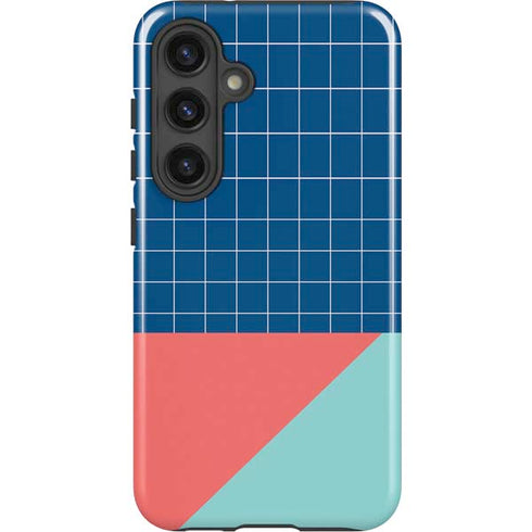 Checkered Split Galaxy S24 Impact Case