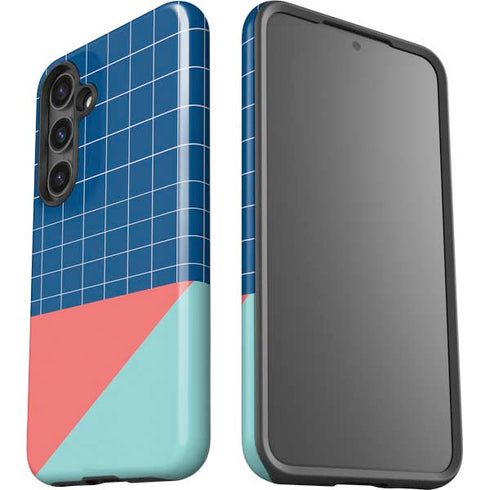 Checkered Split Galaxy S24 Plus Impact Case