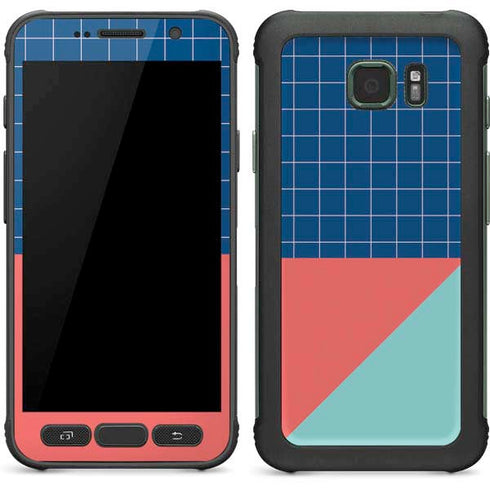 Checkered Split Galaxy S7 Active Skin