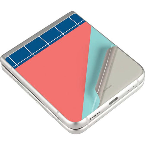 Checkered Split Galaxy Z Flip3 5G Skin