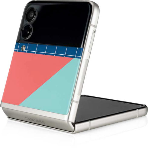 Checkered Split Galaxy Z Flip3 5G Skin
