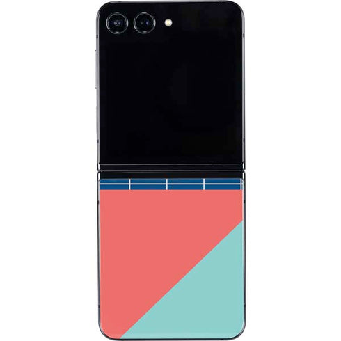 Checkered Split Galaxy Z Flip5 5G Skin