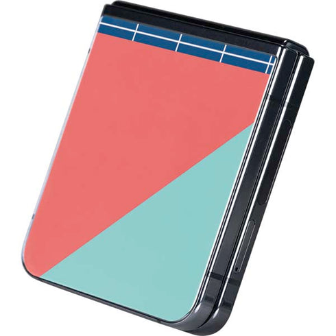 Checkered Split Galaxy Z Flip5 5G Skin