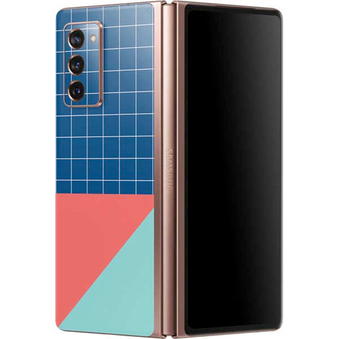 Checkered Split Galaxy Z Fold2 5G Skin