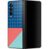 Checkered Split Galaxy Z Fold3 5G Skin