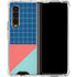 Checkered Split Galaxy Z Fold4 5G Clear Case