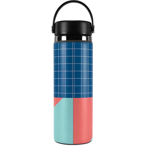 Checkered Split Hydro Flask 20oz Wide Mouth Skin