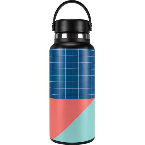 Checkered Split Hydro Flask 32oz Wide Mouth Skin