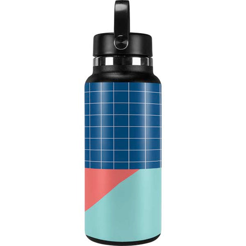 Checkered Split Hydro Flask 32oz Wide Mouth Skin