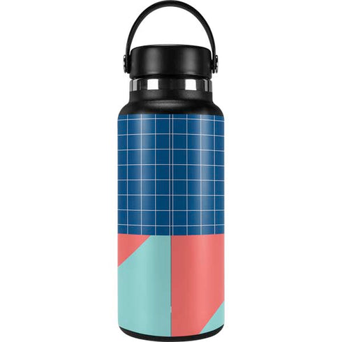 Checkered Split Hydro Flask 32oz Wide Mouth Skin
