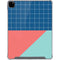 Checkered Split iPad Pro 12.9in (2020) Clear Case