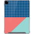 Checkered Split iPad Pro 12.9in (2020) Clear Case