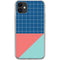 Checkered Split iPhone 11 Clear Case