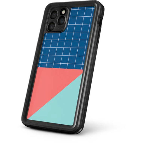Checkered Split iPhone 11 Pro Max Waterproof Case