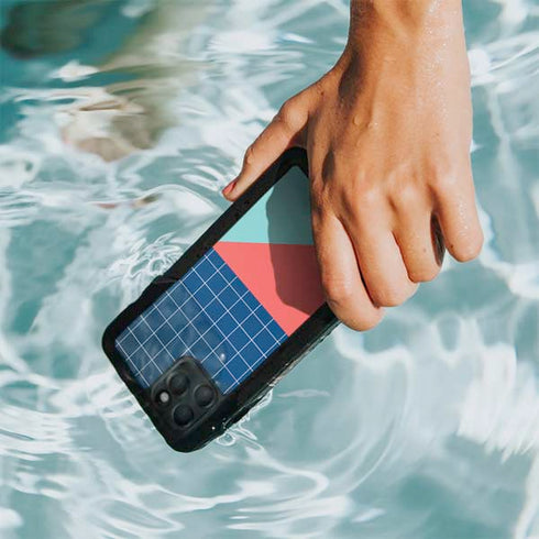 Checkered Split iPhone 11 Pro Max Waterproof Case