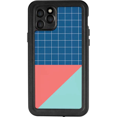 Checkered Split iPhone 11 Pro Waterproof Case