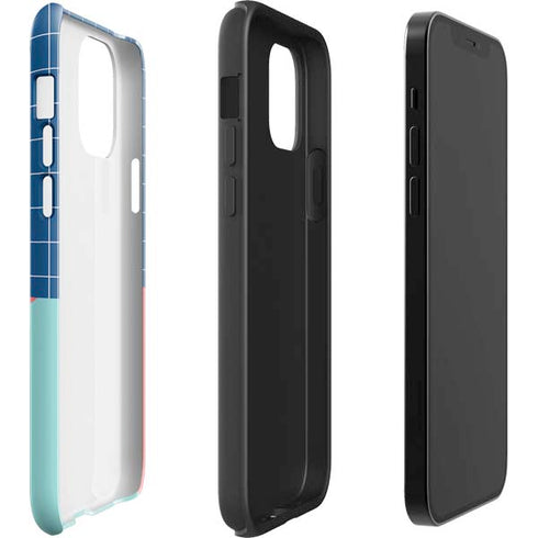 Checkered Split iPhone 12 Mini Impact Case