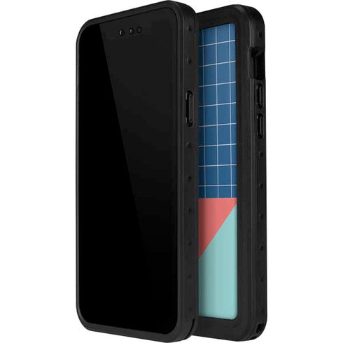 Checkered Split iPhone 12 Mini Waterproof Case