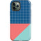 Checkered Split iPhone 12 Pro Impact Case