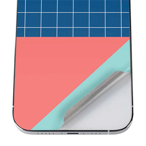 Checkered Split iPhone 12 Pro Skin