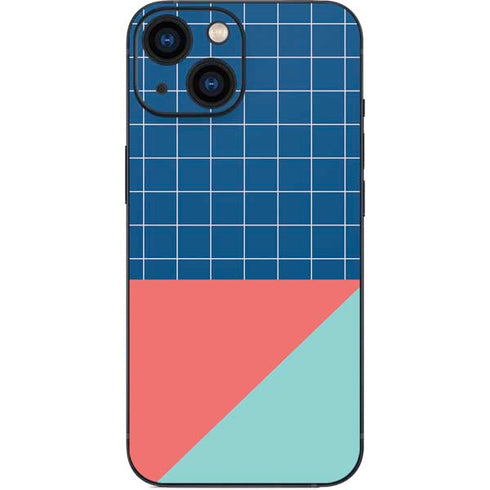 Checkered Split iPhone 13 Mini Skin
