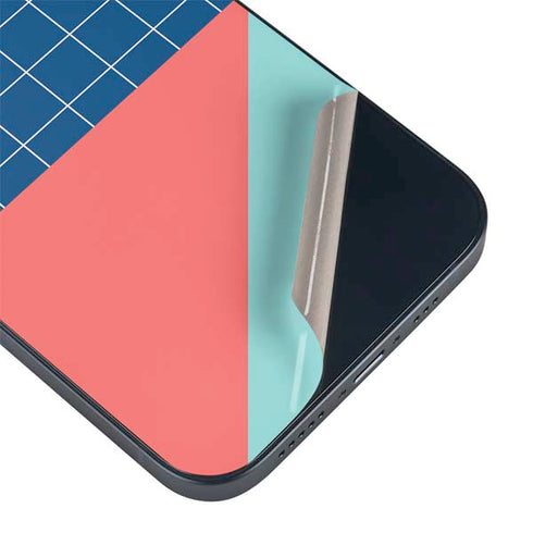 Checkered Split iPhone 13 Mini Skin