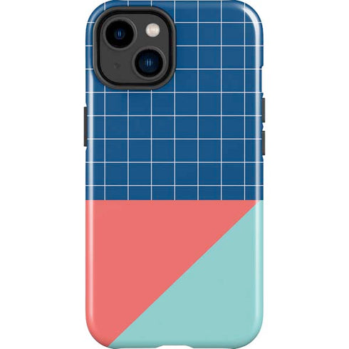 Checkered Split iPhone 14 Plus Impact Case