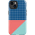 Checkered Split iPhone 14 Plus Impact Case