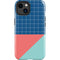 Checkered Split iPhone 15 Plus Impact Case