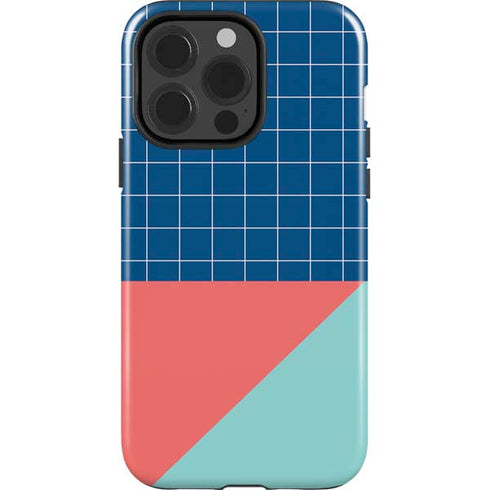 Checkered Split iPhone 15 Pro Impact Case