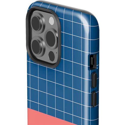 Checkered Split iPhone 15 Pro Impact Case