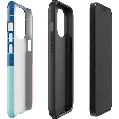 Checkered Split iPhone 14 Pro Impact Case