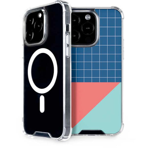 Checkered Split iPhone 14 Pro MagSafe Case