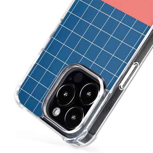 Checkered Split iPhone 15 Pro MagSafe Case